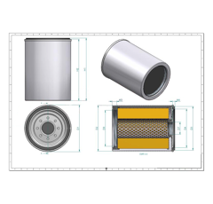 Filtre à gasoil adaptable HIFI FILTER SN70329