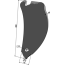 Randleitblech - linke Ausführung - Delta Flex Kongskilde Nachbau 