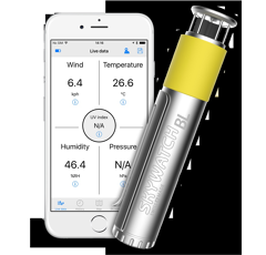 Station météo connectée smartphone via Bluetooth