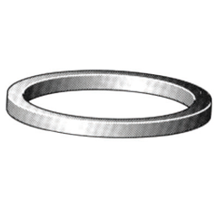 Joint raccord en aluminium Ø int. 50 mm x Ø ext. 55 mm