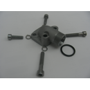 Winkel-Schraubflansch 90°   AG 22x1.5Lochkreis 35mm, max. Betriebsdruck 250 barO-Ring 20x2.5, 4-Loch-Flansch  WF35CEL15