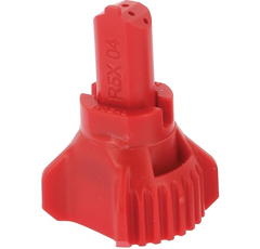 Buse pulvérisateur à engrais liquide 5 Filets R5X 04 Rouge & Joints - NOZAL