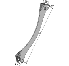 Verschleißschutz 18 mm für CASE IH 87549262 Nachbau  