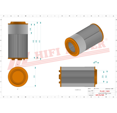 Filtre à air adaptable HIFI FILTER SA17602