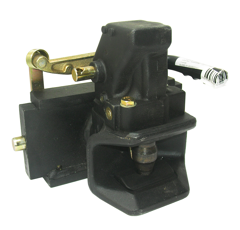 Zugmaul automatisch,W= 293 S30, Ø 38 mm Bolzen, Schwarz     