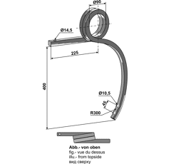 Schwergrubberstiel, gedreht - links 101304511 