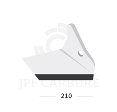 Aileron Droit de déchaumeur carbure court PÖTTINGER 9762500301 adaptable