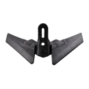 Soc à ailettes 430 mm pour cultivateur KOCKERLING adaptable