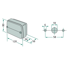 Feu pour tracteur DEUTZ-FAHR 04368075 adaptable