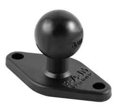 Boule Ø 2,54 cm sur platine losange | RAM