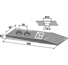 Soc pour décompacteur RABE 2607.18.01 adaptable - Blacksteel©