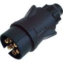 Prise 7 plots mâle plastique Ø 40 mm - AJ BA