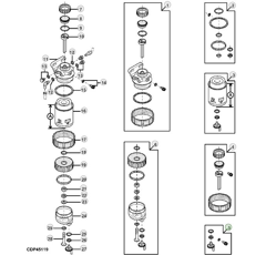 Kit de vanne pour machine agricole JOHN DEERE RE60854 adaptable