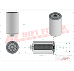 Filtre à gasoil adaptable HIFI FILTER SN21003