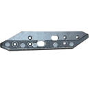 Contre-sep Droit avec plaquettes et rechargement carbure pour charrue GRÉGOIRE BESSON 172380 adaptable - BlackSteel©