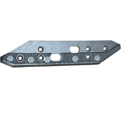 Contre-sep Droit avec plaquettes et rechargement carbure pour charrue GRÉGOIRE BESSON 172380 adaptable - BlackSteel©