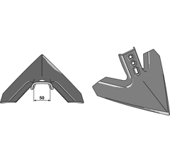 Gänsefussschar 350mm  1013504575