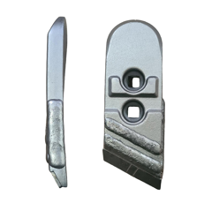 Pointe Droite carbure et rechargement pour charrue KVERNELAND 53090 adaptable