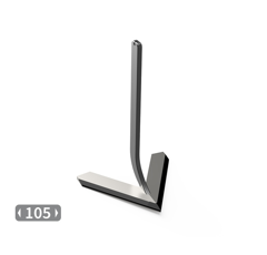 Aileron avec plaquettes carbure et tige soudée 32x10 mm - 105 mm de large TOUTES MARQUES adaptable