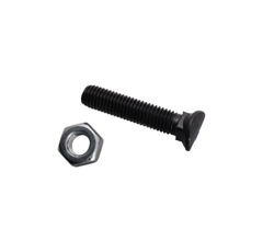 Boulon à tête ovale 50 mm adaptable - BlackSteel©