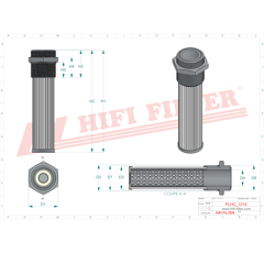 Filtre hydraulique adaptable HIFI FILTER SH77948