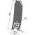 Mittelleitblech - 10-92.345 / 004412 | Kerner Komet - Nachbau