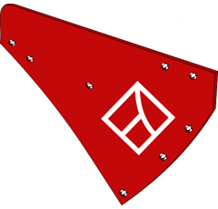 Versoir droit pour charrue VOGEL & NOOT PR1.001.01 adaptable - Blacksteel©