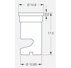 Lechler Zungendüse FT 140-04 Rot - Kunststoff