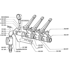 Support de manomètre - BERTHOUD 269250