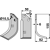Lame droite pour Fraise/Rotavator BERTOLINI 13014 adaptable - 