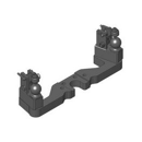 Zwangslenkung, beidseitig,Kugelabstand 250 mm, Schwarz,Schrauben 4x M16x65 8.8, Scharmüller