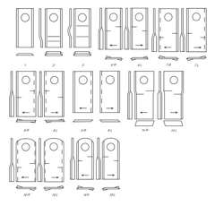 Section pour faucheuse FELLA 131.118 ou 134.309 origine (Vendu par 25)