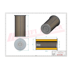 Filtre hydraulique adaptable HIFI FILTER SH52262