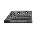 Soc de rasette Gauche carbure et rechargement pour charrue RABEWERK 27150102 adaptable