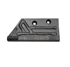 Soc de rasette Gauche carbure et rechargement pour charrue RABEWERK 27150102 adaptable