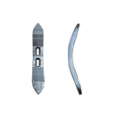 Soc de cultivateur réversible avec plaquettes carbure, plaquettes latérale TOUTES MARQUES adaptable