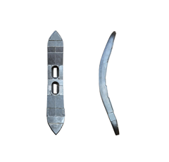 Soc de cultivateur réversible avec plaquettes carbure, plaquettes latérale TOUTES MARQUES adaptable