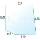 Teilscheibe oben links fü Landmaschine FORD 83932008 - Nachbau
