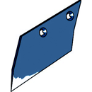 Düngereinlegerschar - links 3363721M Lemken by Muzzi Industrie