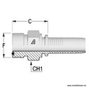 Pressnippel ORFS Interlock2"-12UNF DN38IL212ORFSAG Alfagomma