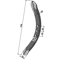 Vorschar - 530 - 447152-1 / 447152 | Väderstad - Nachbau