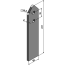 Racloir 231 mm pour rouleau 00712418 adaptable