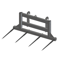 Pic bottes frontal Ø 45 mm pour type d'attelage NEW HOLLAND adaptable