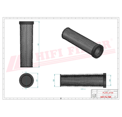 Filtre à air sécurité adaptable HIFI FILTER SA16755