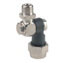 Porte buse articulé simple 1/4 Mâle avec écrou à vis | ARAG