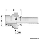 Pressnippel 1/4"-11 InterlockG1 DN32IL114BSPAG Alfagomma