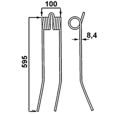 Schwaderzinken MORRA P011041 GW342 - Nachbau