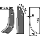Fräsmesser Rechts 145 x 45 Bertolini Nachbau