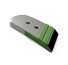 Pointe Gauche carbure et rechargement pour charrue SOUCHU-PINET 1189 adaptable