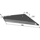 Ersatzflügel - rechts  305 mm Bottmersdorf Nachbau 101IND658R